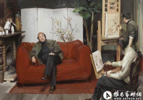 “限制·自由”冷军油画展