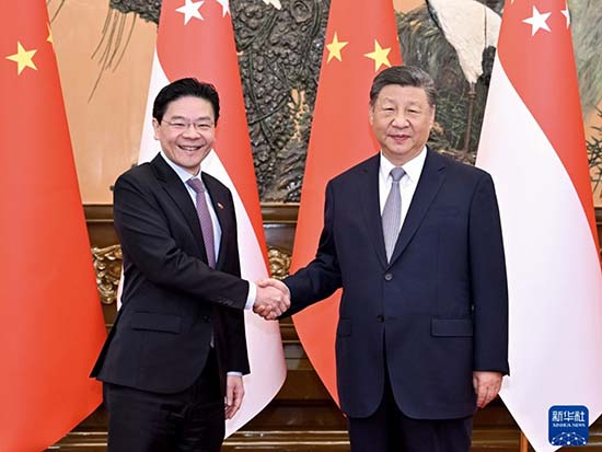 习近平吁中新共抗霸权 黄循财：两国关系空前重要