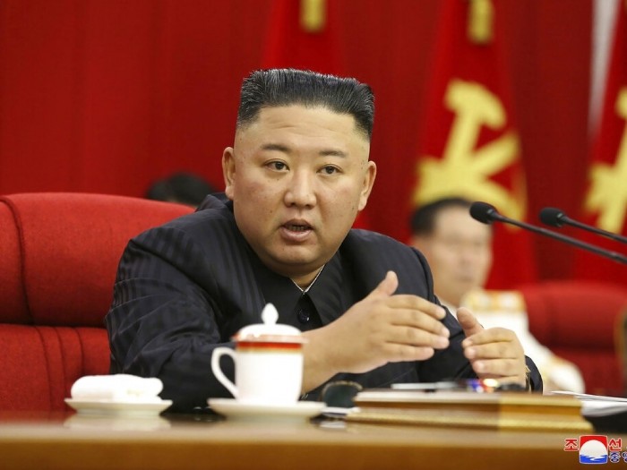 金正恩訓斥部分幹部防疫工作怠慢。(美聯社資料圖片).jpg 金正恩訓斥部分幹部防疫工作怠慢。(美聯社資料圖片).jpg