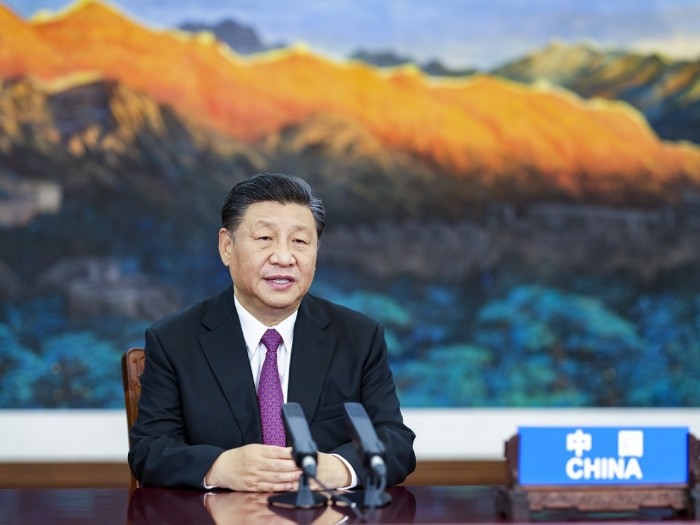 習近平以視像方式出席亞太經合組織領導人非正式會議,並發表講話。(新華社).jpg 習近平以視像方式出席亞太經合組織領導人非正式會議,並發表講話。(新華社).jpg