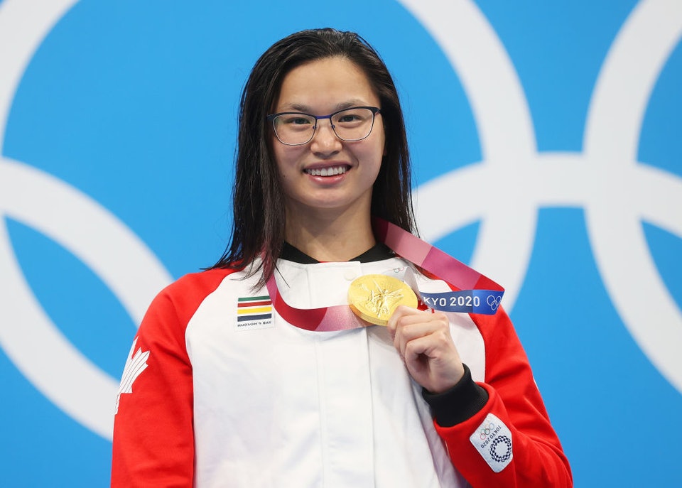麥尼爾為加拿大贏得加拿大今屆奧運首面金牌。(Getty Images).jpg 麥尼爾為加拿大贏得加拿大今屆奧運首面金牌。(Getty Images).jpg