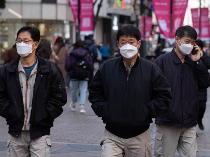 以南韓首都圈為中心的第四波疫情上月出現,蔓延至全國各地。(shutterstock).jpg 以南韓首都圈為中心的第四波疫情上月出現,蔓延至全國各地。(shutterstock).jpg