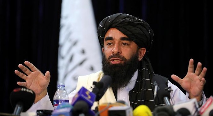 塔利班发言人穆贾希德(Zabihullah Mujahid)17日在谈话中说塔利班希望与其他国家建立和平关系,并将在伊斯兰法的框架内尊重妇女的权利。.jpg 塔利班发言人穆贾希德(Zabihullah Mujahid)17日在谈话中说塔利班希望与其他国家建立和平关系,并将在伊斯兰法的框架内尊重妇女的权利。.jpg