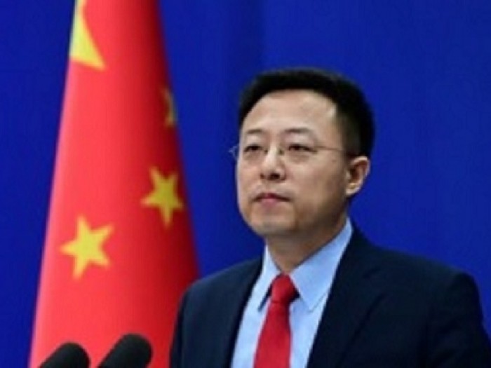外交部發言人趙立堅促對話,推動半島問題政治解決進程。(外交部網頁截圖).jpg 外交部發言人趙立堅促對話,推動半島問題政治解決進程。(外交部網頁截圖).jpg